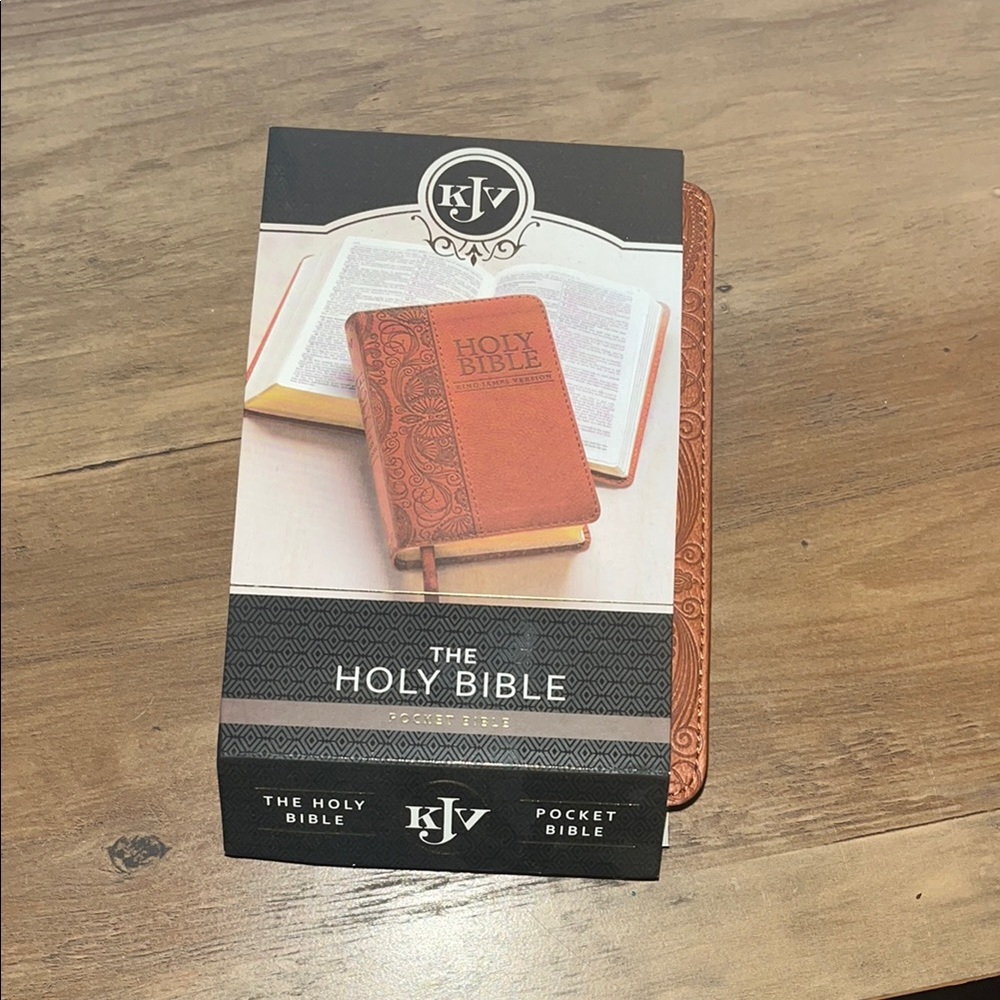KJV Pocket Holy Bible in Brown
